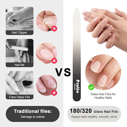 Glass Nail Files for Natural