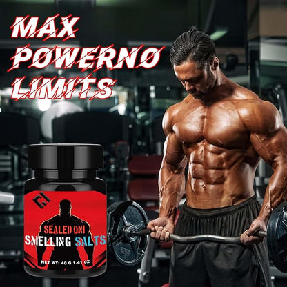 Smelling Salts,Smelling Salts for Athletes in Powerlifting, Hockey, Football & More, Instant Energy Boost, Enhanced Focus & Motivation,40G(Sealed Oni)-02 (1, Sealed Oni-red) (Sealed Oni) (Sealed Oni)