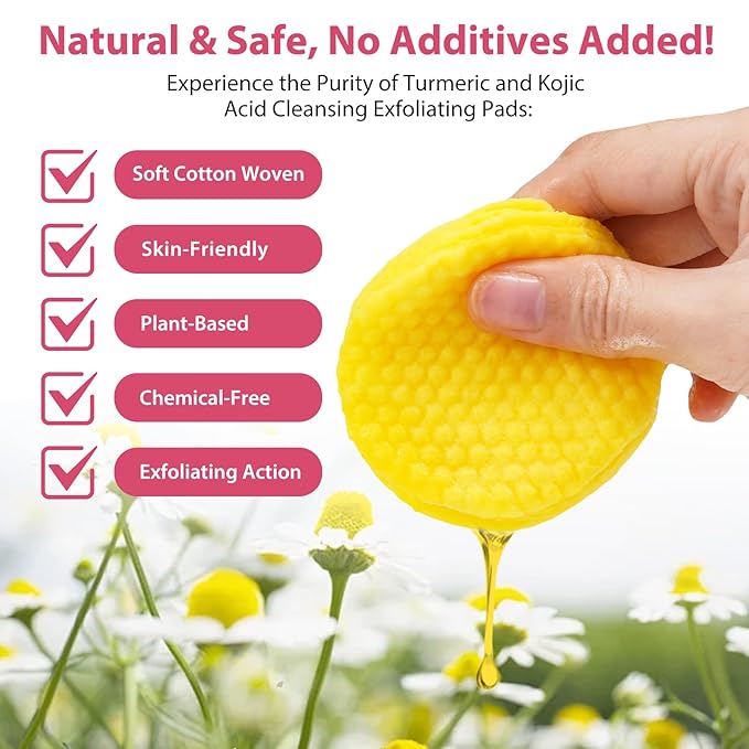 Turmeric kojic acid pads, kojic