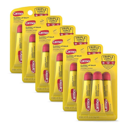 Carmex Medicated Lip Balm Tubes, Lip OZ
