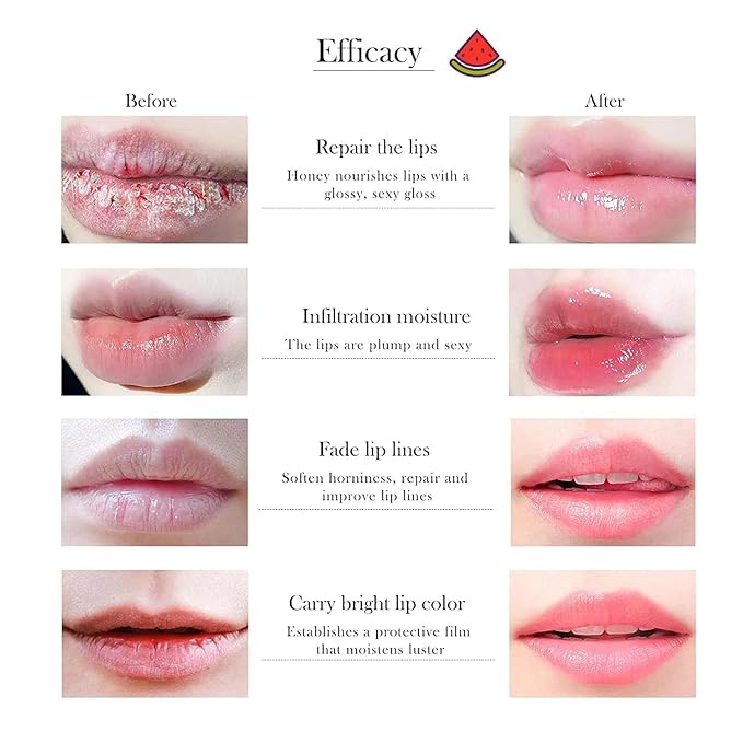 3PCS Lip Balm Honey Lip Balm, Exfoliator