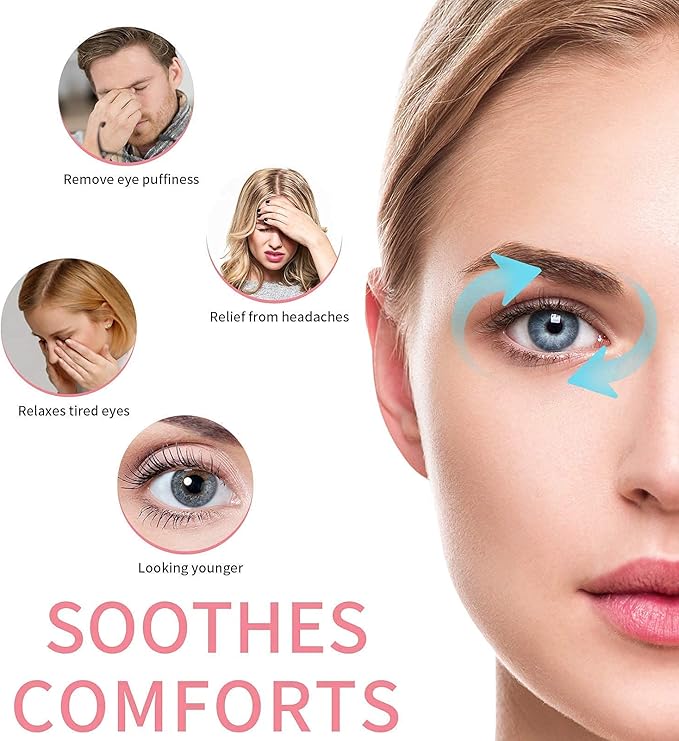 Cooling eye mask with gel