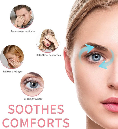 Cooling eye mask with gel