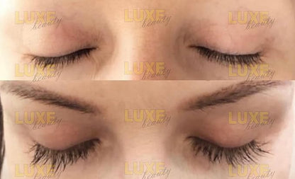 LUXE Beauty Lash Serum for Dark Long Sexy Lashes - Nourishing Sensitive Eye Formula for Darker Longer Lashes - all Natural Lash and Thicker Eyelashes - 0.23 ounce
