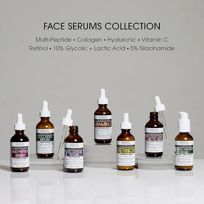 Advanced Clinicals Niacinamide Serum | 5% Niacinamide Serum For Face With Hyaluronic Acid, Ferulic Acid, Aloe Vera, & Fruit Extracts Helps Improve Look Of Dark Spots & Uneven Skin Tone, 1.75 Fl Oz