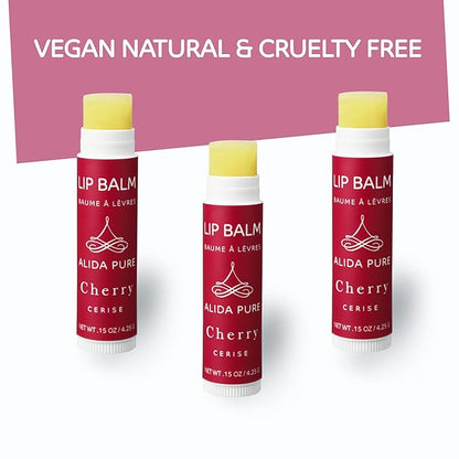 Cherry Lip Balm Collection, Vegan Lip Lips,