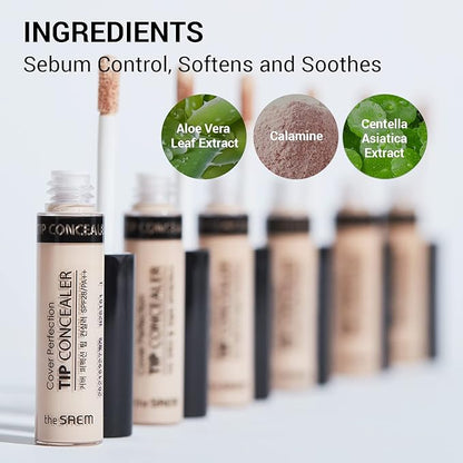 [the SAEM] Cover Perfection Tip Concealer (# Contour Cheek Bones 6.5g
