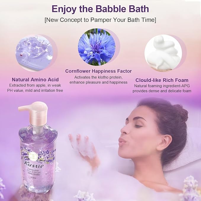 Body Wash Women Moisturizing, Shower Gel 16.9oz