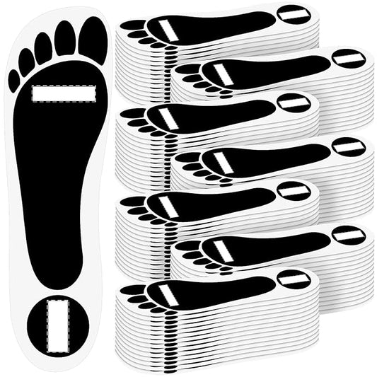 Nuenen 60 Pairs Spray Tan Feet Pads Protectors Disposable Adhesive Spray Tanning Pads Sticky for Sunless Spray Tanning Lasting Tent Protect Foot, 240 Feet