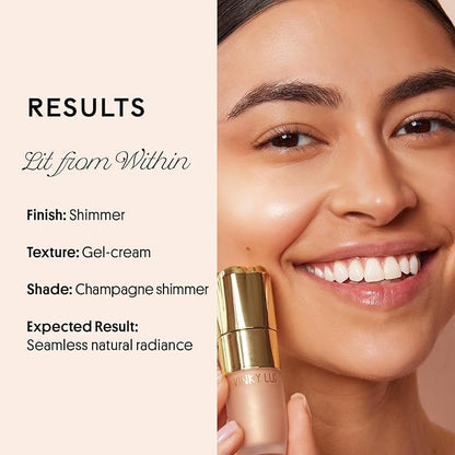 Winky Lux Cheeky Rose Liquid Highlighter, Gel Cream