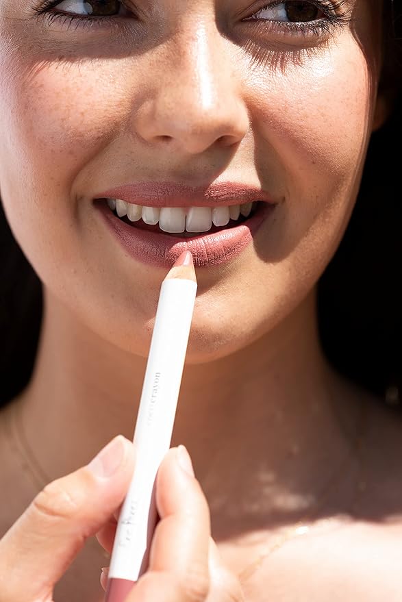 Ere Perez - Natural Coco Crayon Hydrating Lip Color | Vegan, Cruelty-Free, Clean Beauty (Grace, 0.01 oz | 3 g)