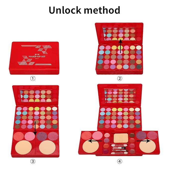 All-in-One Makeup Gift Set Travel Makeup Kit Complete