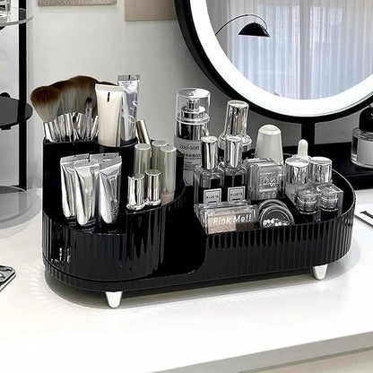 Rotating makeup organizer,large capacity cosmetic