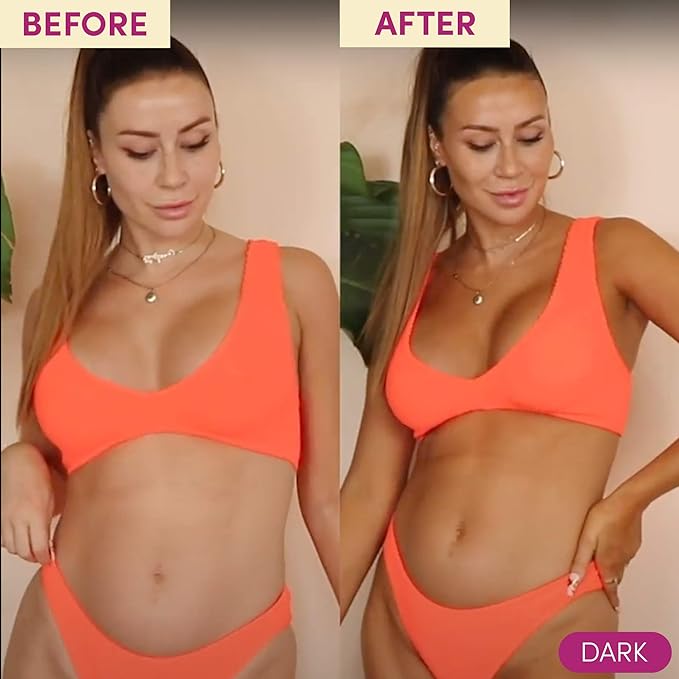 Coco & Eve Dark Self Tanner Mousse Kit - Natural Sunless Tanning, Anti-Aging, Cruelty-Free, Vegan, 200g, 6.7 Fl Oz