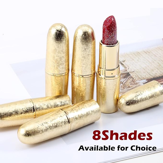 Boobeen Glitter Lipstick Hydrating Lip Balm Sparkling Shine Glitter