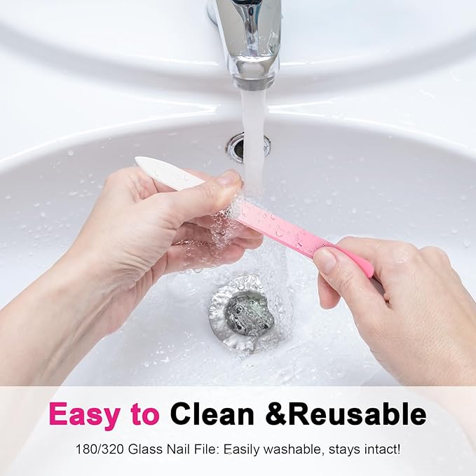 Glass Nail Files for Natural