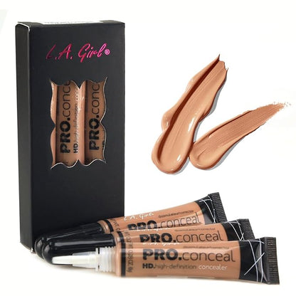 LA Girl HD Pro Conceal High Definition Concealer of 3)