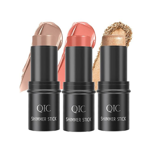 3 Colors Multi-Function Stick Set 3D Face Highlight (3 In1)
