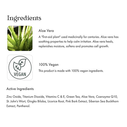 emerginC Sun SPF 30+ Non-Greasy Sunscreen - Face Sunscreen with Zinc Oxide, Vitamin C + Aloe - Non-Tinted Sunblock Cream (4.2 oz, 125 ml)