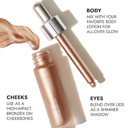COVER FX Custom Bronzer Drops - Sunkissed: Neutral 1 Fl Oz