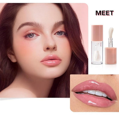 MAEPEOR Clear Glossy Lipgloss 5 Colors Nourishing High-shine Glossy Lipgloss Luscious-colors Non-Sticky Shine Glossy Lipgloss (Clear)