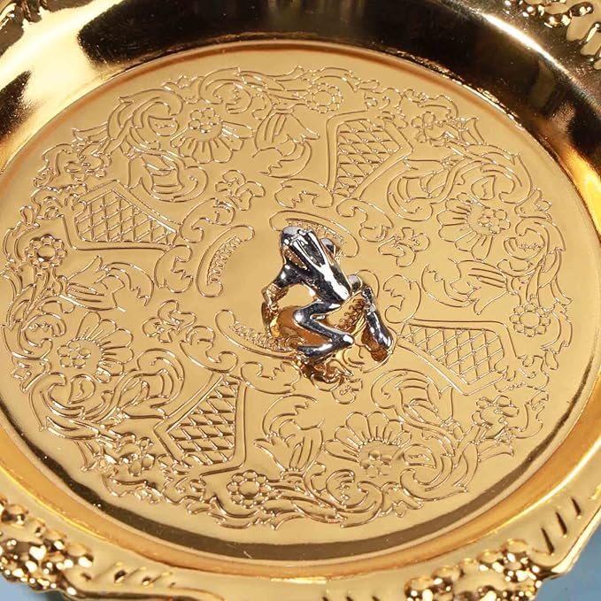 Vintage Frog Cuff Earrings Silver Frog