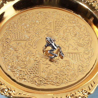 Vintage Frog Cuff Earrings Silver Frog