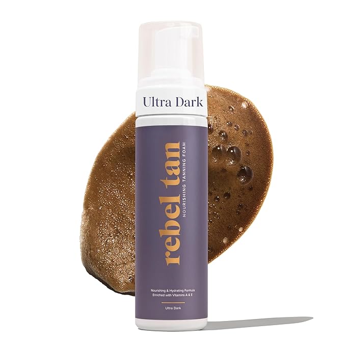 Ultra Dark Self Tanner Mousse - Self Tanning enriched with Vitamin A & E Provides Streak Free Tan, No Fake Tan with Kakadu Plum Scent, Tanning Mousse Made with Natural & Organic Ingredients