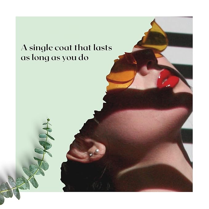 Vegan Lipstick (Poppy) - Sensational One-Stroke Long Lasting Lipstick from Natural Oils & Butters Full-Coverage Lip Color with Shea Butter & Coconut Extact - Premium Hydrating Lipsticks