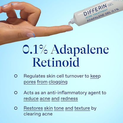 Differin acne treatment gel, 180