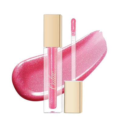Oulac Hydrating Lip Gloss with Mirror Finish Moisturizing & Reduce Fine Lines Lip Oil Refuse Chapped Lips Non Sticky Lip Gloss for Girls Women, 4.5ml/0.15fl.oz, Baby Doll(C11)