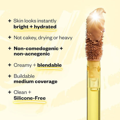 Kosas Revealer Concealer - Medium Coverage Makeup with 03 W)