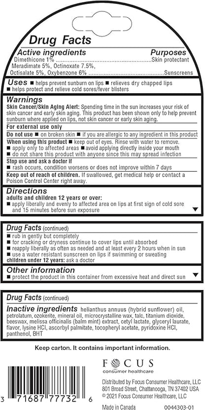 Herpecin L Lip Protectant SPF 30 oz