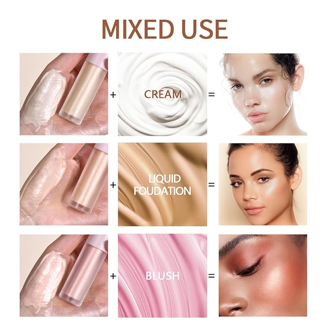 Liquid Highlighter Natural Glow For Face & Body,