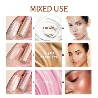 Liquid Highlighter Natural Glow For Face & Body,