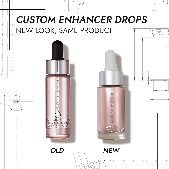 COVER FX Custom Enhancer Drops - Moonlight : Liquid Highlighter 15mL