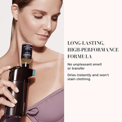 LUMINESS BREEZE DUO TANNING AIRBRUSH SYSTEM, Gradual Tan – Self Tanner Kit includes Breeze Device with Makeup Stylus, Tanning Stylus & Sunless Tanning Solution - Long-Lasting, Buildable, Flawless Tan