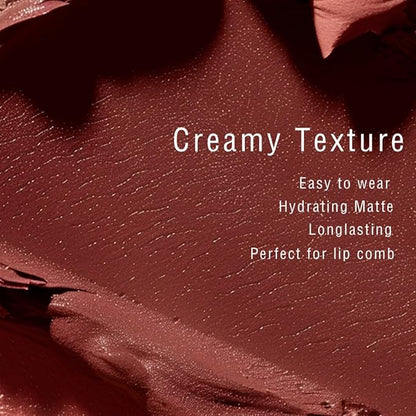 MAEPEOR Semi Matte Lipstick Creamy Natural Nude Lipstick Moisturizing and Smooth Lip Combo Set for All Skin (Color 303)