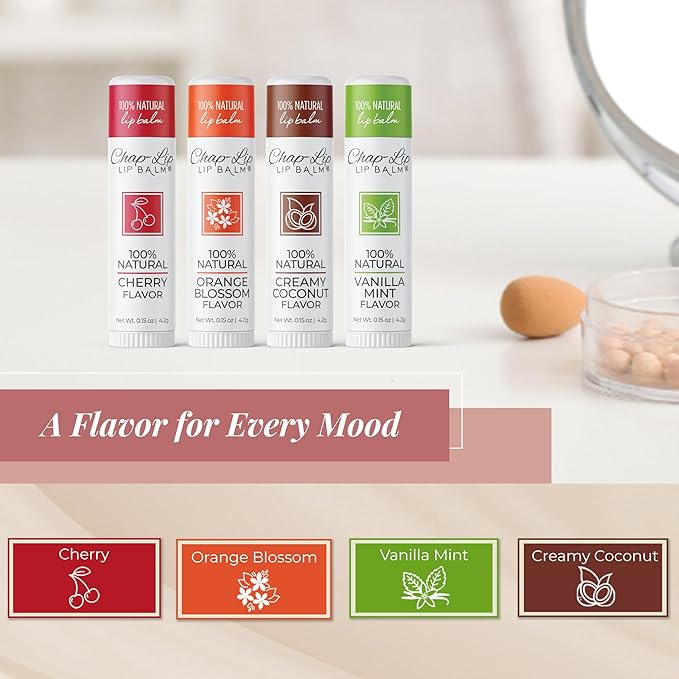 100% Natural Lip Balm Set - Petroleum