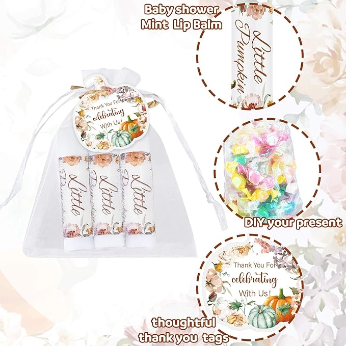 Demissle 50 Pcs Baby Shower Lip Flowers)