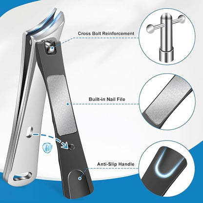 Nail clippers for thick nails