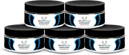 8oz Massage Emollient, Unscented, Emollient for IASTM and Massage, Soft Tissue Mobilization & Lubrication for Massage Therapy, Shea Butter, Oil Based, Vegan, Cream Alternative, Pack of 5