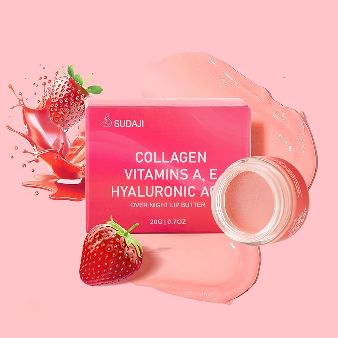 Lip Mask, Collagen Hydrating Lip Balm,