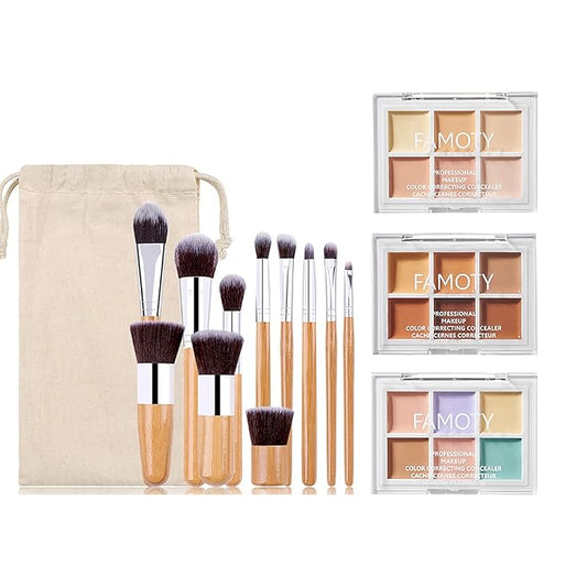 3 Pack Highlight & Contour Pro Palette, with Birthday Gift
