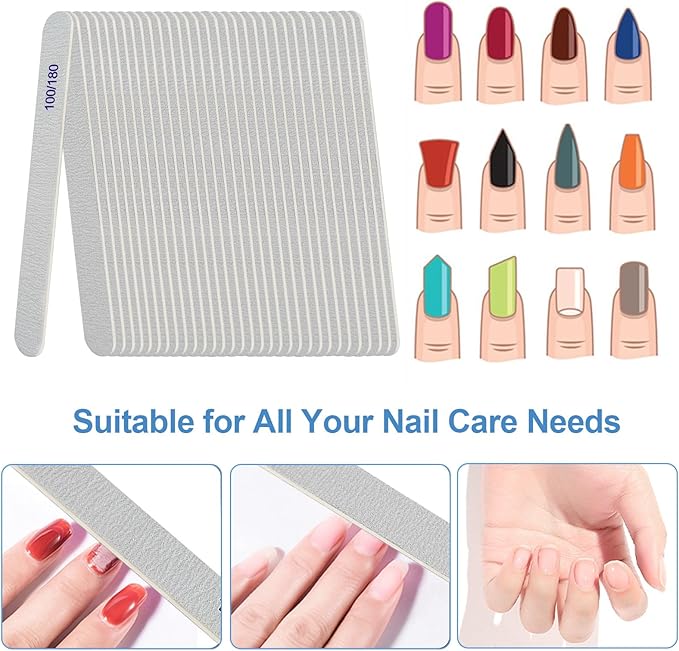 Nail files (24 pack), 100/180