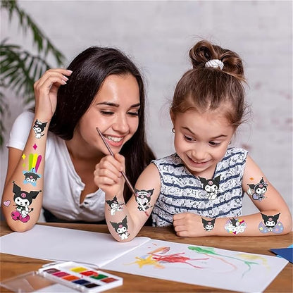 40pcs Kuomi Temporary Tattoos for Kids, kuro-mi Party Gifts (Klm)