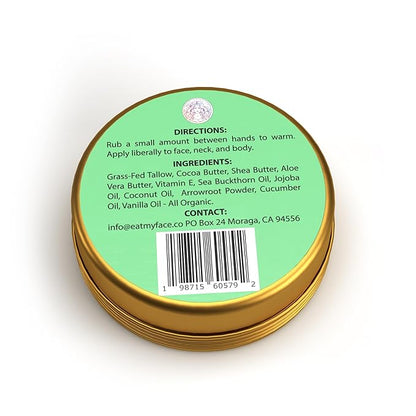 After Tallow & Aloe Sun Repair Cream - Grass-fed beef tallow, Aloe Vera & Cucumber Infused with Shea Butter, Cocoa Butter, Jojoba Oil, Sea Buckthorn, Vitamin E, and More