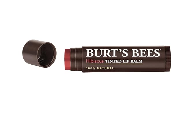 Burt's Bees Tinted Lip Balm, Hibiscus,