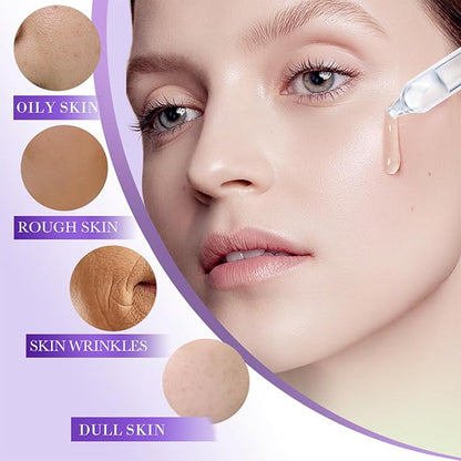 Retinol Serum for Face with Hyaluronic Acid – 1.5ml x 60PCS, Hydrating Facial Serum, Smoother Skin, Anti-Aging – Travel Size Skincare, Single-Use Vials Skincare(3.04 Fl Oz (Pack of 2))