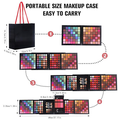 177 Colors Professional Makeup Kit for Women Girls